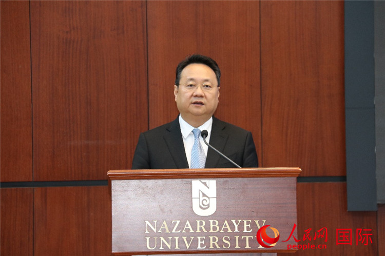 中共中央宣傳部副部長王綱致辭。人民網(wǎng)記者 李強攝