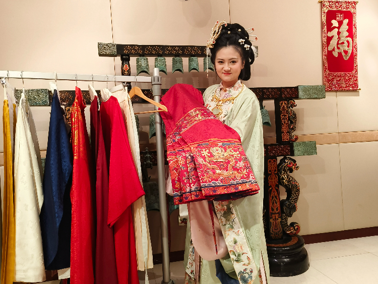 馬耳他中國文化中心的漢服展示。馬耳他中國文化中心供圖
