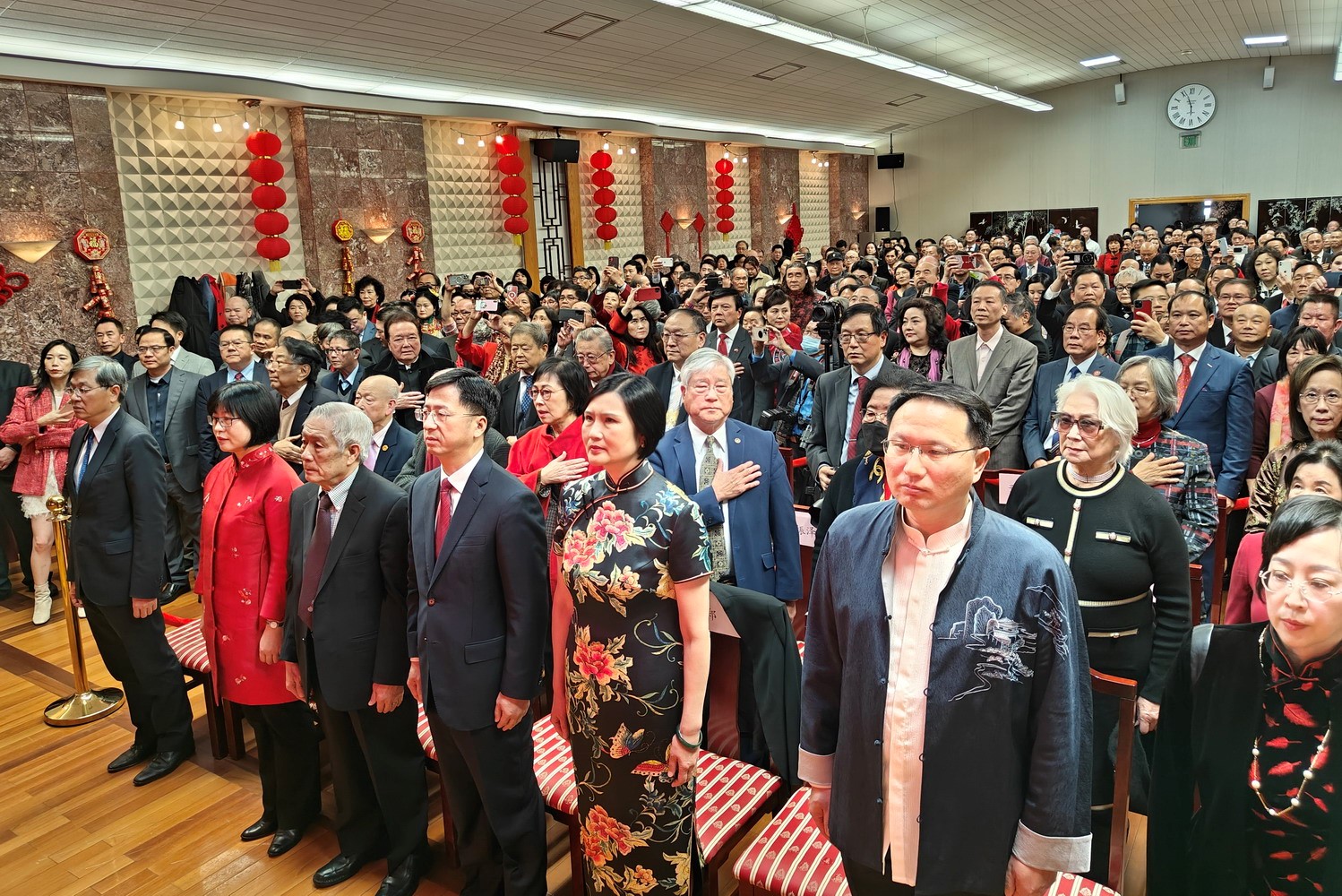 領(lǐng)區(qū)各州代表參加招待會(huì)。主辦方供圖