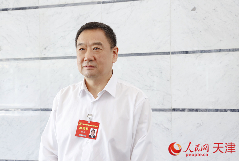 天津市第十二次黨代會(huì)代表、天津市政府副秘書長(zhǎng)、市衛(wèi)生健康委黨委副書記、主任顧清 人民網(wǎng) 孫翼飛攝