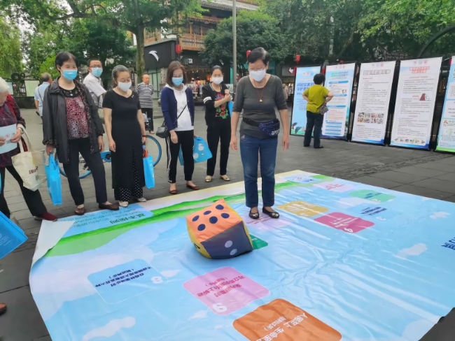 應(yīng)急科普活動現(xiàn)場。四川省應(yīng)急管理廳供圖