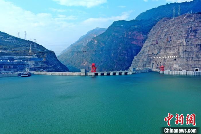 圖為白鶴灘水電站。　水電四局供圖